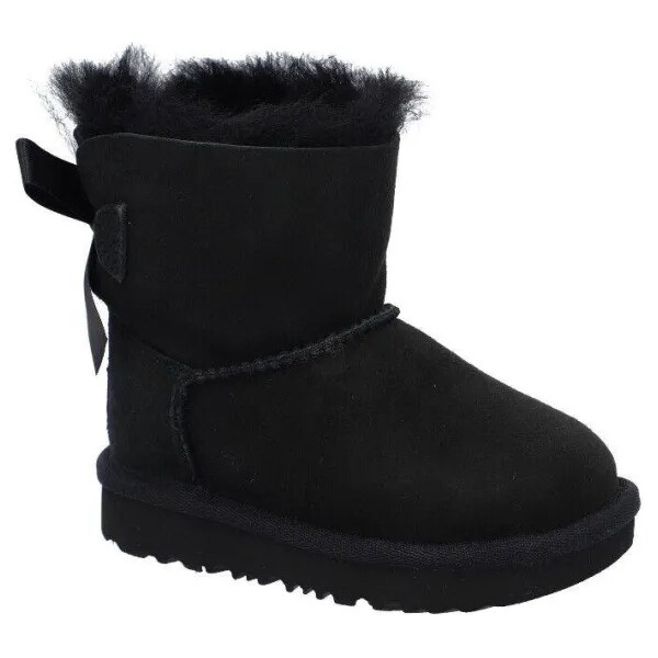 UGG Kožené snehule T MINI BAILEY BOW II 28686132