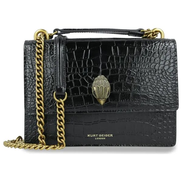 Kurt Geiger kožená crossbody kabelka shoreditch 19437719