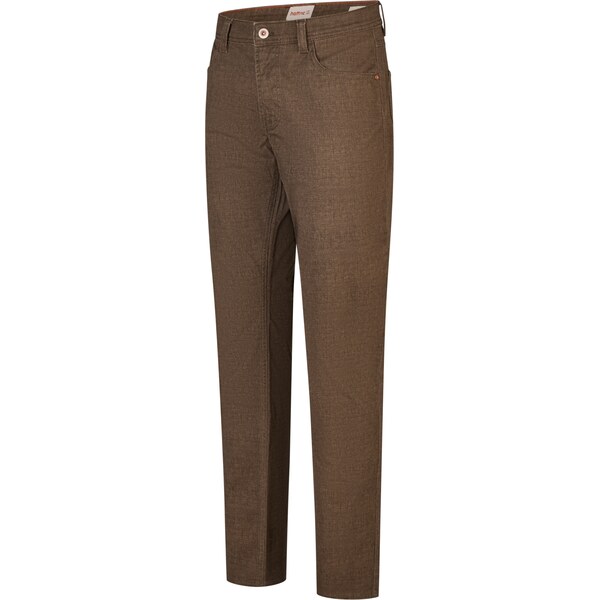 Pánske hnedé bavlnené nohavice woollook HATTRIC modern fit 66114839