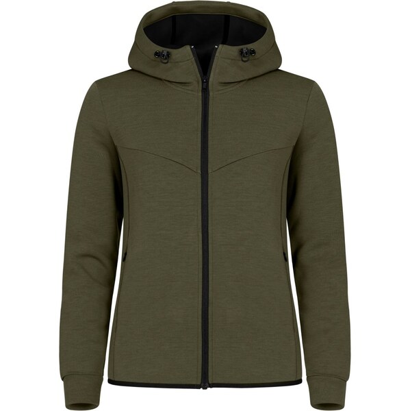 Športová dámska mikina na zips s kapucňou Heyden Clique 66600208