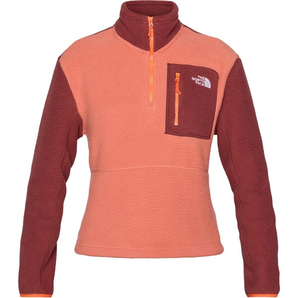 THE NORTH FACE Športový sveter YUMIORI koralová / brusnicová / biela 66120576