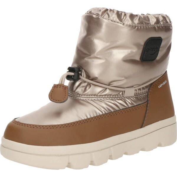 GEOX Snehule WILLABOOM šampanské / hnedá 66120650