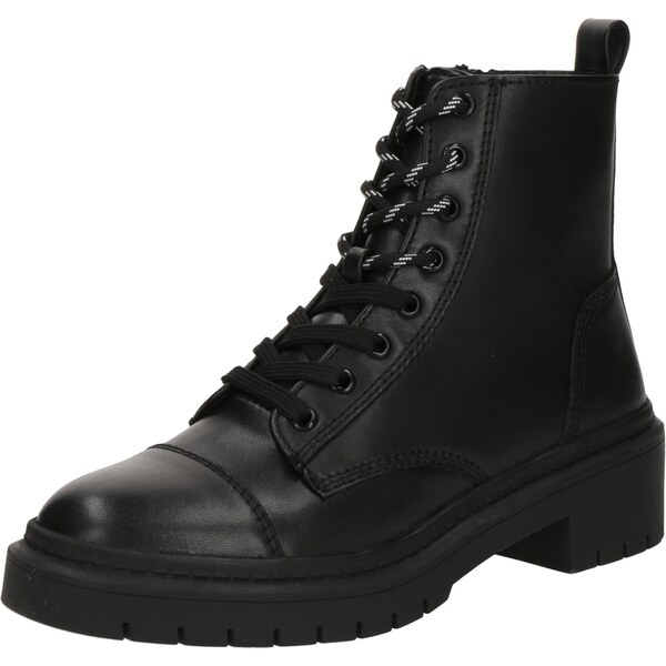 ALDO Šnurovacie členkové čižmy GOER-IN čierna 66120722