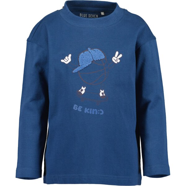 BLUE SEVEN Tričko modrá / tmavomodrá / čierna / biela 66120719