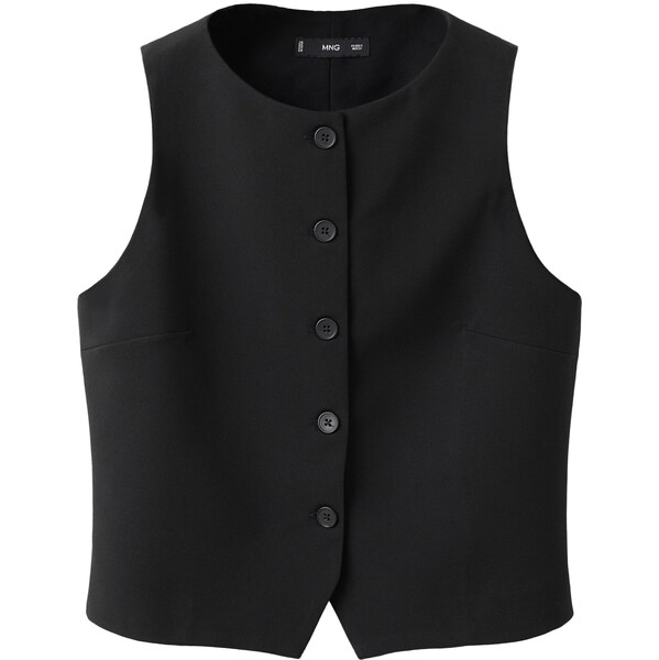 MANGO Vesta k obleku Candela čierna 66120834
