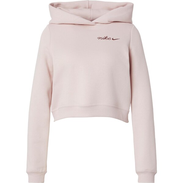 Nike Sportswear Mikina Phoenix Fleece hnedá / pastelovo ružová 66120818