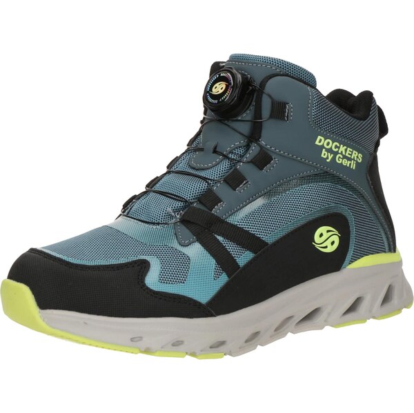 Dockers by Gerli Čižmy tyrkysová / neónovo zelená / čierna 66120787