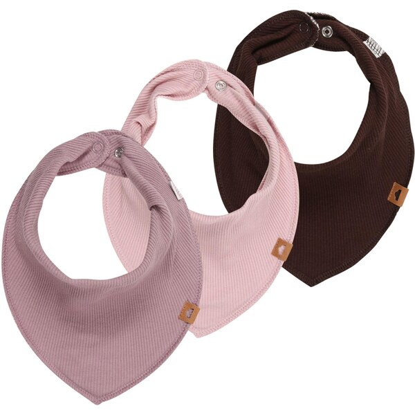 NAME IT Podbradník NBFYVETTE tmavohnedá / svetlofialová / ružová 66120822