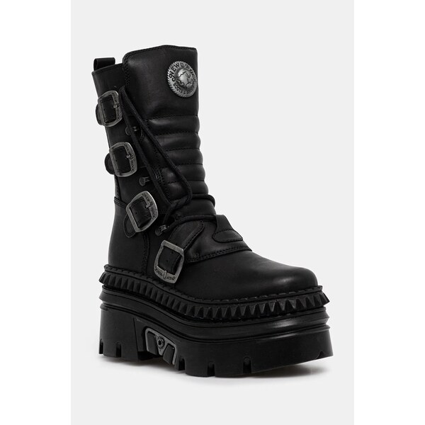 Kožené členkové topánky New Rock 66124270