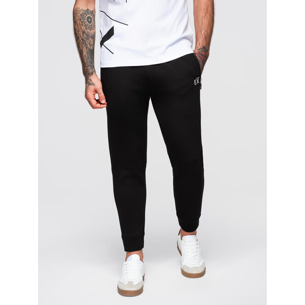 Pánske tepláky Ombre s rebrovanými nohavicami 66185685