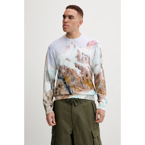 Bavlnený sveter Vans Premium Classics LX Printed Knit Sweater 66033296