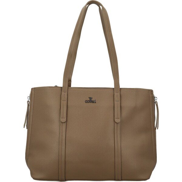 Coveri World Dámska kabelka na rameno tmavo béžová - Coveri Edith 66154852