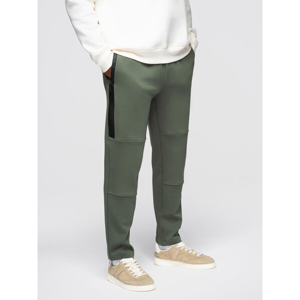 Pánske tepláky Ombre - tmavá olivová 66153313