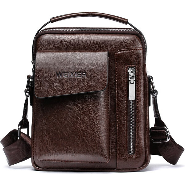 WEIXIER pánska taška cez rameno Antonio hnedá 65224268
