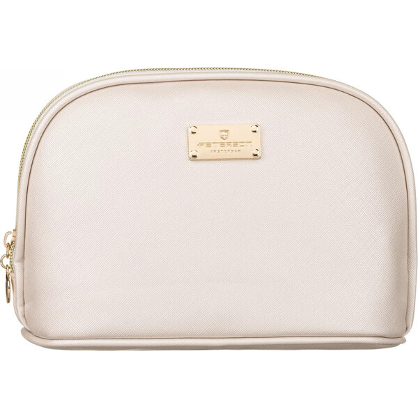 Dámska kozmetická taška krémová - Peterson Renia krémová 66131258