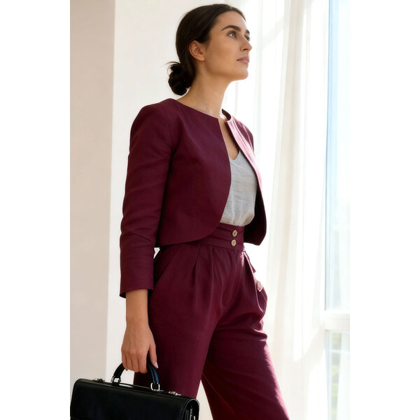 Lotika České autorské bolerko zo 100% lanu Premium quality 31511777