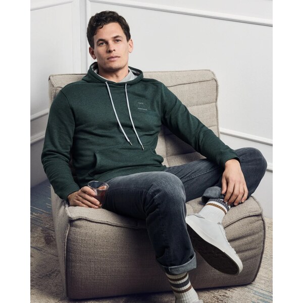 Pánska zelená mikna s kapucňou HAJO 66133235