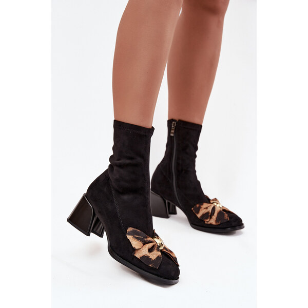 S. BARSKI členkové topánky s mašľou 66473498