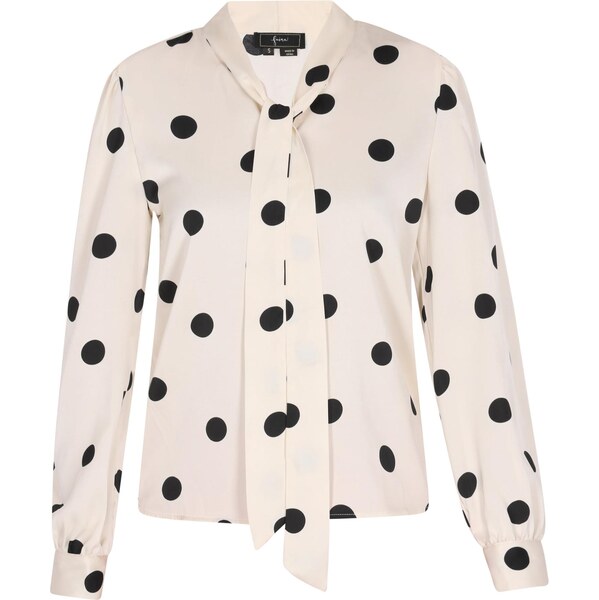 faina Blúzka čierna / perlovo biela 66139399