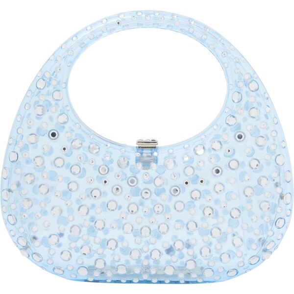 myMo at night Listová kabelka svetlomodrá / priehľadná 66142261