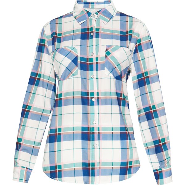 SANIKA Blúzka Fashion Look námornícka modrá / tyrkysová / biela 66142271