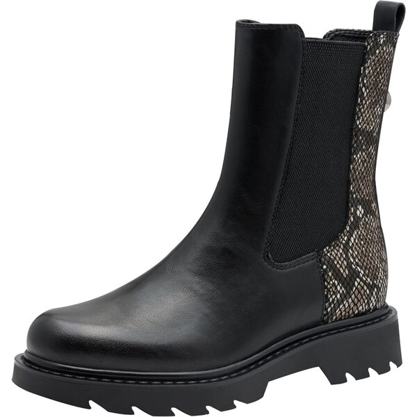 Tamaris Chelsea čižmy béžová / čierna 66143574