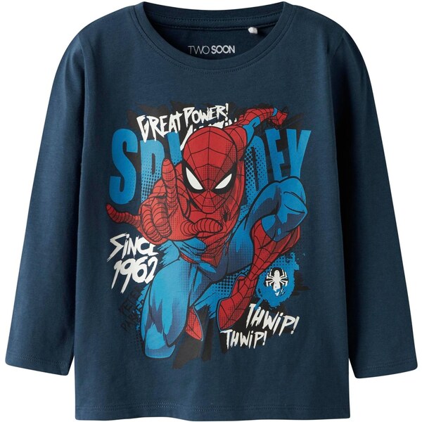 TWO SOON Tričko Spider-Man tmavomodrá / kráľovská modrá / červená / 66144342