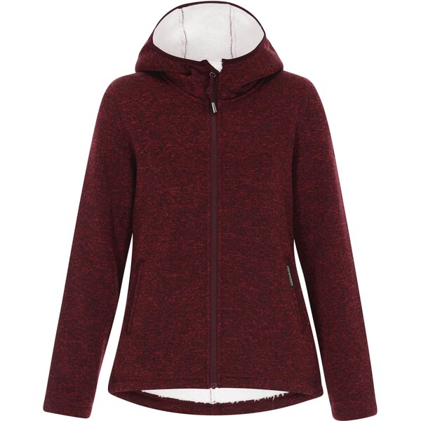 Schmuddelwedda Flisová bunda burgundská 66145152