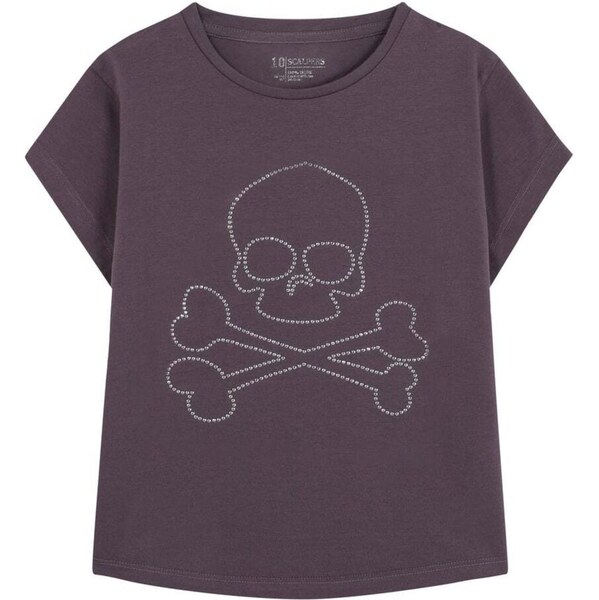 Scalpers Tričko fialová / tmavofialová 66145938