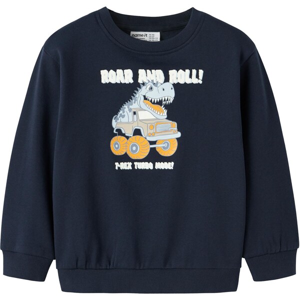 NAME IT Mikina NMMVILDAR námornícka modrá / zmiešané farby 66146226