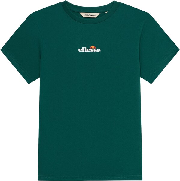 ELLESSE Tričko Durare tmavozelená / biela 66146601