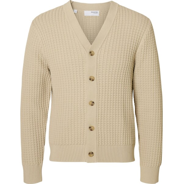 SELECTED Kardigán SLHTOM krémová 66146621