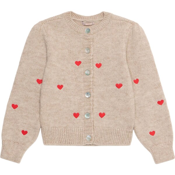 Only Mini Kardigán kamenná / červená 66146701