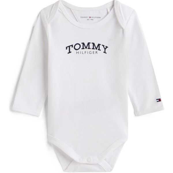 TOMMY HILFIGER Body čierna / biela 66146884