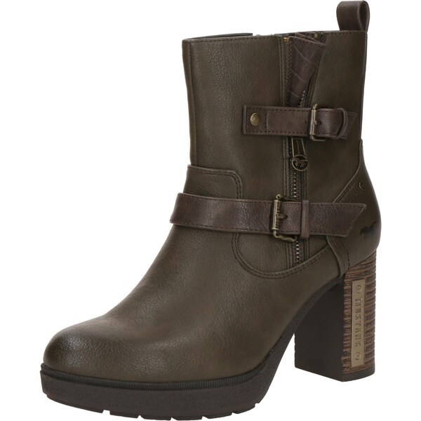 MUSTANG Členkové čižmy Nana tmavobéžová 66146962