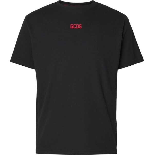 GCDS Tričko ECO červená / čierna 66147005