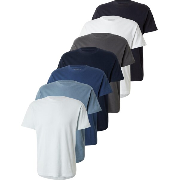 Abercrombie & Fitch Tričko ESSENTIAL námornícka modrá / zafírová / 66147162
