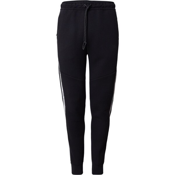 Nike Sportswear Nohavice TECH FLC striebornosivá / čierna 66147184