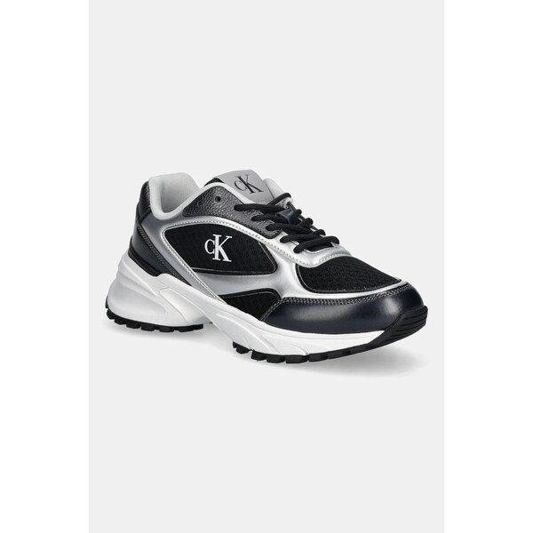 Tenisky Calvin Klein HIKE RUNNER LACE UP MESH MIX MET 66180969