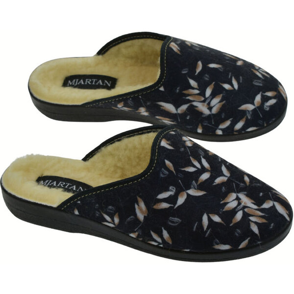 Dámske čierne papuče MJARTAN 807 LA174 66150487