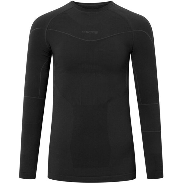 Pánske spodné prádlo VIKING Gary Longsleeve Bamboo veľkosť L black 66655556