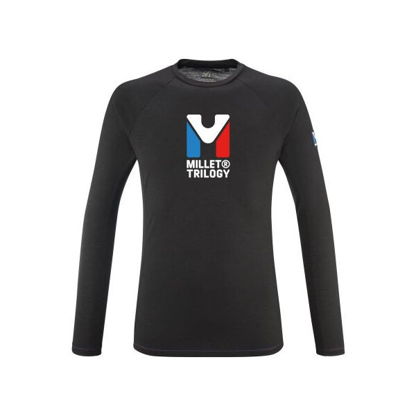 Spodné prádlo MILLET M Trilogy Wool Ts Ls black 66655561