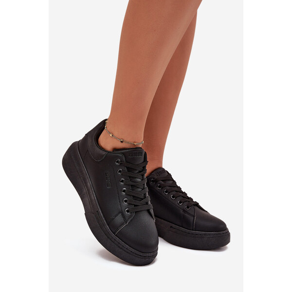 Big Star Shoes Dámske tenisky na platforme Big Star - čierne 66656050