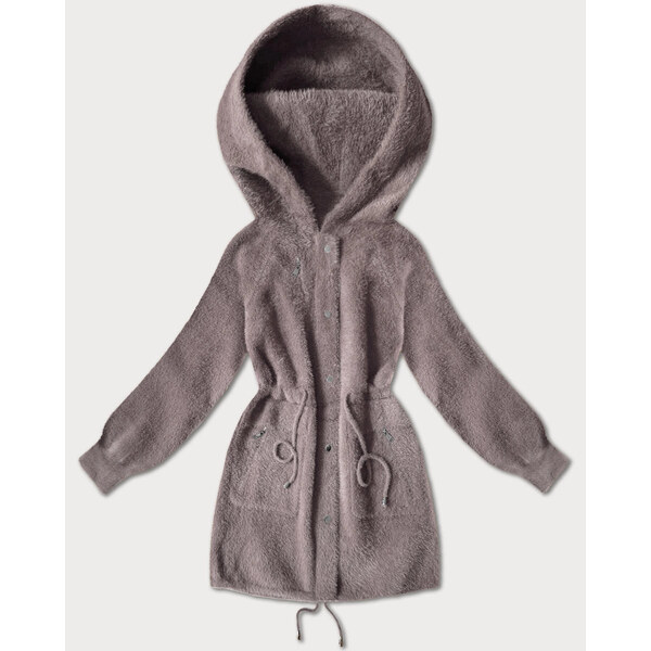 MHM Bunda z alpakovej vlny v kakaovej farbe (W017#) 66656110