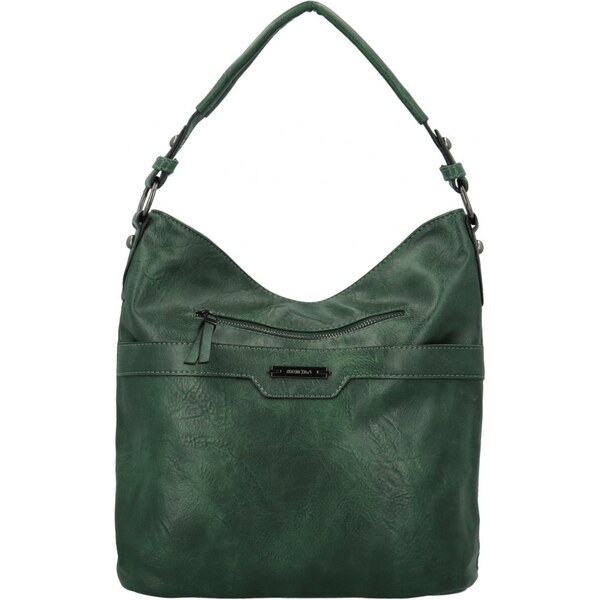 Dámska kabelka na rameno tmavo zelená - Romina & Co Bags Elisa zelená 66187456