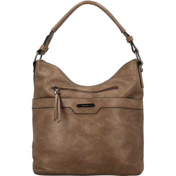 Dámska kabelka na rameno tmavo béžová - Romina & Co Bags Elisa béžová 66187455