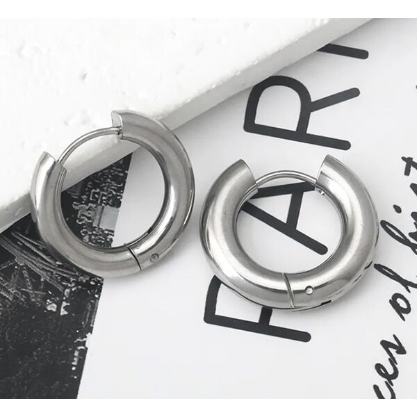 Oceľové náušnice Glare 567 66301275