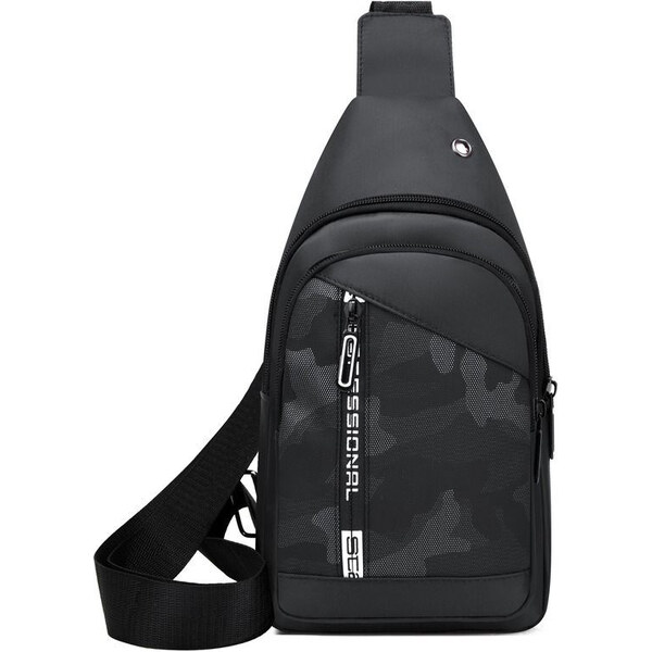 Lifestyle Pánska taška cez hruď Kyle Staye Čierna 4L 65227859