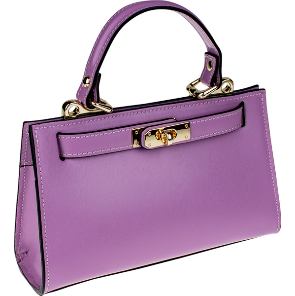 Fialová kožená talianska kabelka Anita Lilla NovaKabelka.sk 66155029