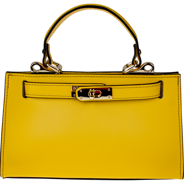 Žltá kožená talianska kabelka Anita Gialla NovaKabelka.sk 66185704